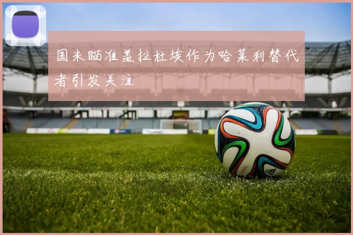 国米瞄准盖拉杜埃作为哈莱利替代者引发关注