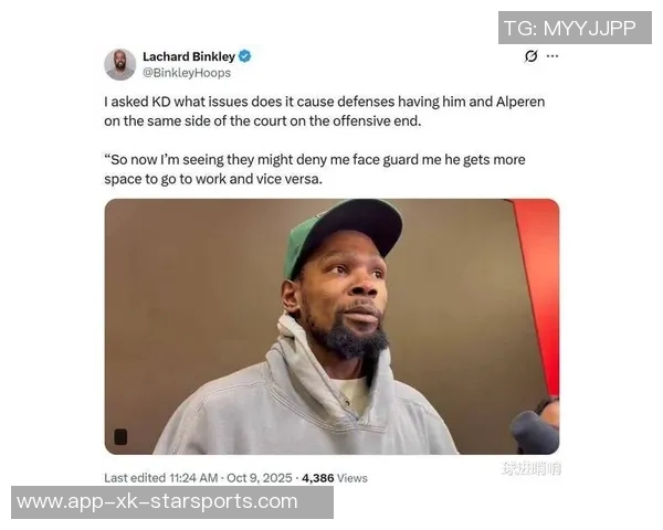 美女主持分享KD首秀精彩数据网友调侃小帅重色轻球Shams感慨不已